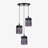 Furrow Cluster of 3 Hanging Lamp